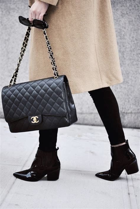 Chanel Caviar Classic Maxi Double Flap Bag 